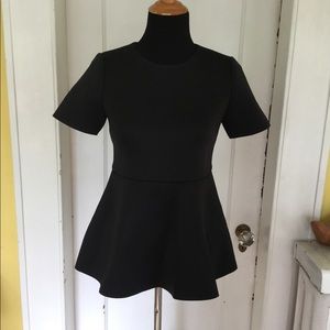 Kate Spade black scuba fit and flare to Sz XS